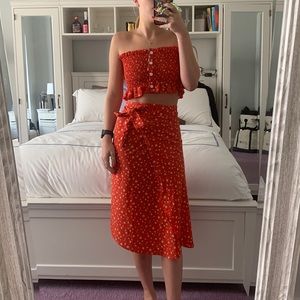 Summery Matching Skirt and Top Set